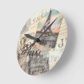  Parijs ontkoppeling Landmarks typografie Ronde Klok (Hoek)