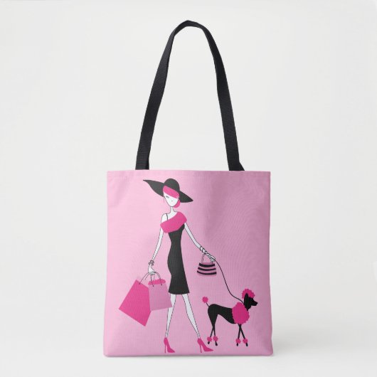 Parijs Ooo, La La! Tote Bag (Voorkant)