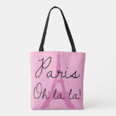 Parijs Ooo, La La! Tote Bag (Achterkant)