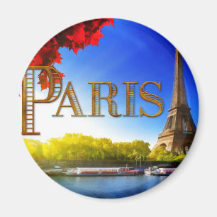 Parijs op de Seine Magneet