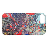 Parijs op nationale dag, Claude Monet Case-Mate iPhone Case (Achterkant (Horizontaal))