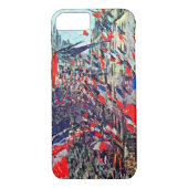 Parijs op nationale dag, Claude Monet Case-Mate iPhone Case (Achterkant)