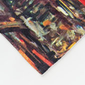 Parijs op nationale dag, Claude Monet Fleece Deken (Hoek)