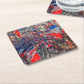 Parijs op nationale dag, Claude Monet Kartonnen Onderzetters (Schuin)