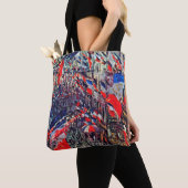 Parijs op nationale dag, Claude Monet Tote Bag (Dichtbij)