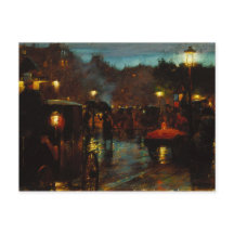 Parijs op Night Canvas Print