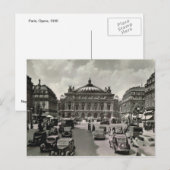 Parijs, Opera, 1930 Briefkaart (Voorkant / Achterkant)