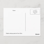  Parijs,    Opera Briefkaart (Achterkant)