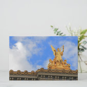 Parijs opera house briefpapier (Staand voorkant)