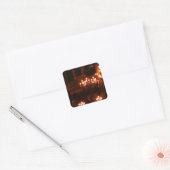 Parijs Opera House/Palais Garnier Vierkante Sticker (Envelop)