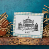  Parijs Opera Illustration Harlequin Fotoplaat (Zijkant)