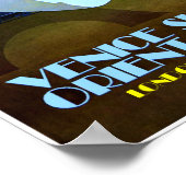 Parijs, Orient Express-reisposter Poster (Hoek)