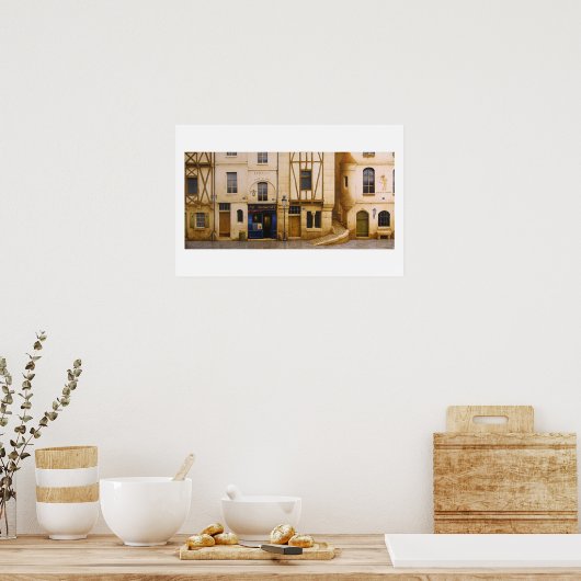 Parijs overdag poster (Keuken)