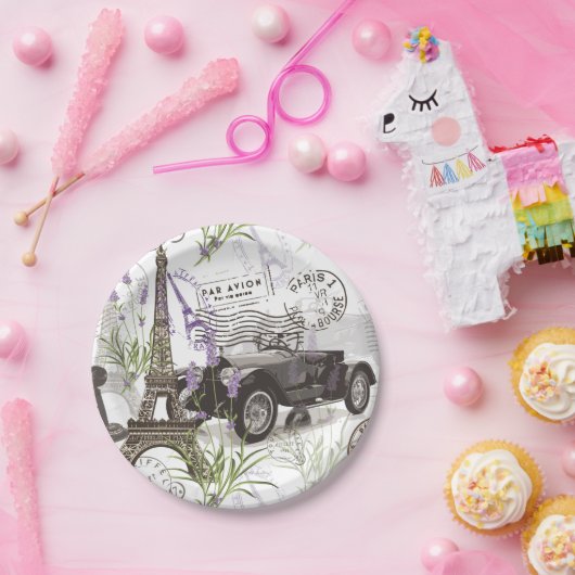  Parijs Papieren Bordje (Feest)