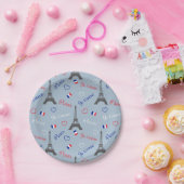 Parijs Papieren Bordje (Feest)