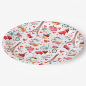 Parijs Papieren Bordje (Gekanteld)