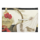 Parijs Parfum Parfums Rozen Hoge Hakken & Lippenst Kussensloop (Achterkant)