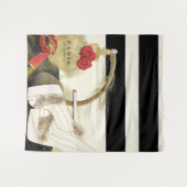 Parijs Parfum Parfums Rozen Hoge Hakken & Lippenst Wandkleed (Voorkant (horizontaal))