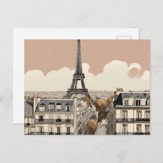 Parijs (Parijs 4) Briefkaart (Voorkant / Achterkant)