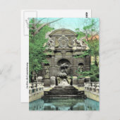  Parijs, Parijs Jardins de Luxembourg Briefkaart (Voorkant / Achterkant)