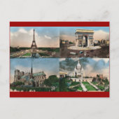  Parijs, Parijs, Multiview Briefkaart (Voorkant)