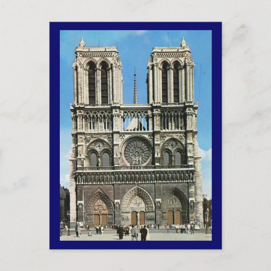  Parijs, Parijs Notre Dame de Paris Briefkaart (Voorkant)