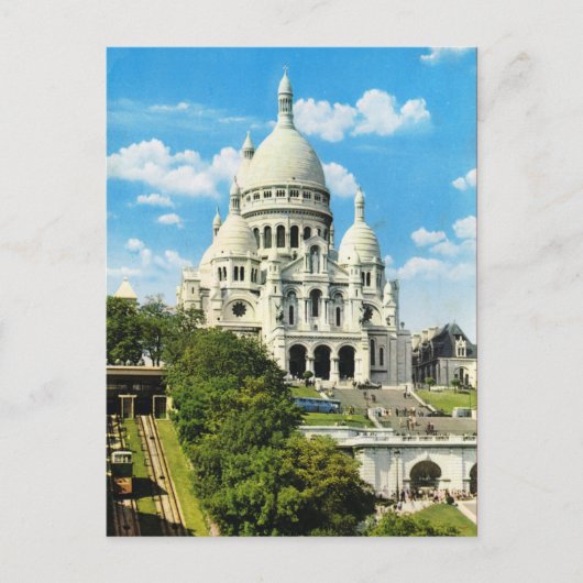  Parijs, Parijs Sacre Coeur, Montmatre Briefkaart (Voorkant)
