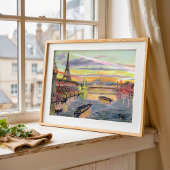 Parijs Pastel Poster (Matte)