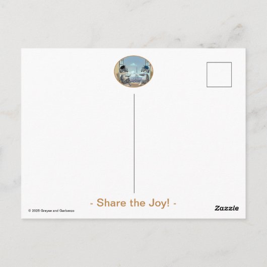 Parijs per dag Briefkaart (Achterkant)