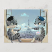 Parijs per dag Briefkaart (Voorkant)