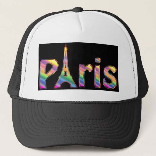 Parijs, pet, te koop! trucker pet (Voorkant)