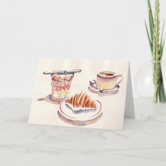 Parijs Petit Dejeuner Kaart (Voorkant)