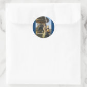 Parijs - Plaats van de Concorde Ronde Sticker (Tas)