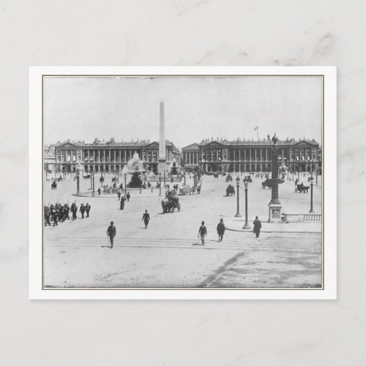 Parijs, Place de la Concorde Briefkaart (Voorkant)