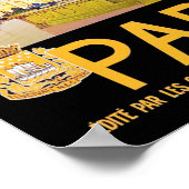 Parijs ~ Place del la Concorde Poster (Hoek)