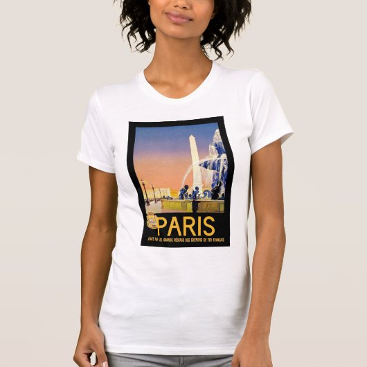 Parijs ~ Place del la Concorde T-shirt (Voorkant)