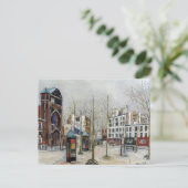 Parijs, Place des Abbesses; Utrillo Briefkaart (Staand voorkant)
