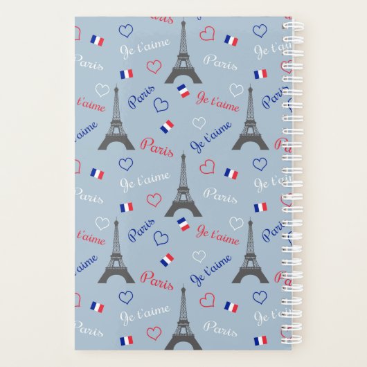 Parijs Planner (Achterkant)