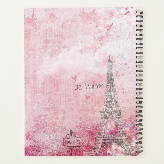 Parijs Planner (Achterkant)