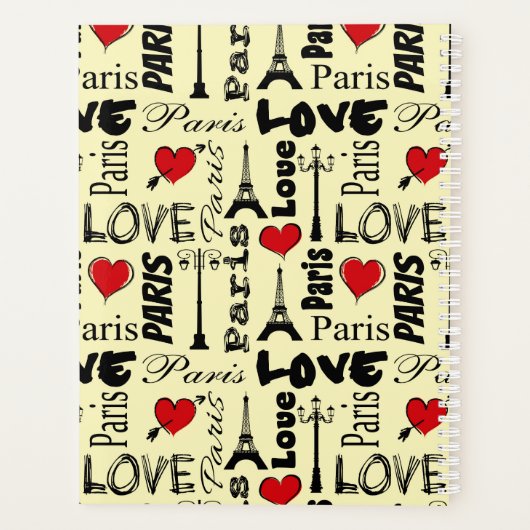 Parijs Planner (Achterkant)