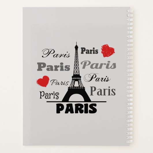 Parijs Planner (Achterkant)
