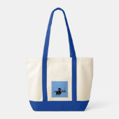 Parijs poodle tote bag (Achterkant)