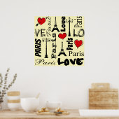 Parijs Poster (Keuken)