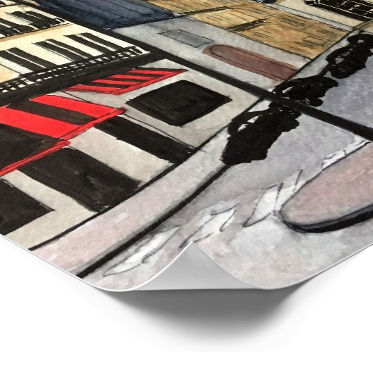 "Parijs" Poster (Hoek)