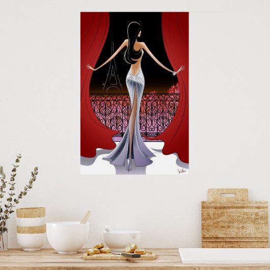 Parijs Poster (Keuken)