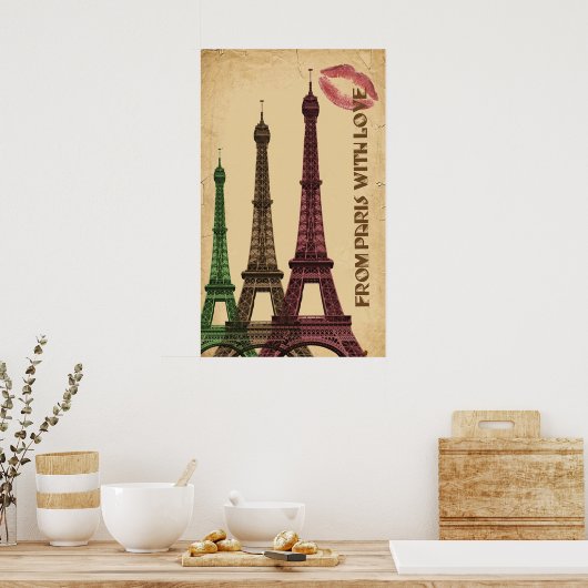 Parijs Poster (Keuken)