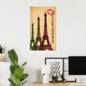 Parijs Poster (Thuiskantoor)