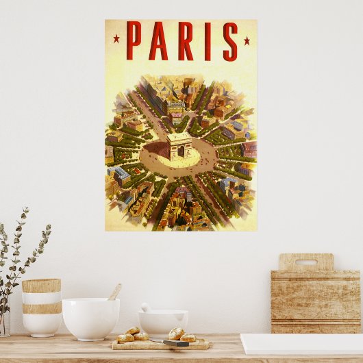 Parijs Poster (Keuken)