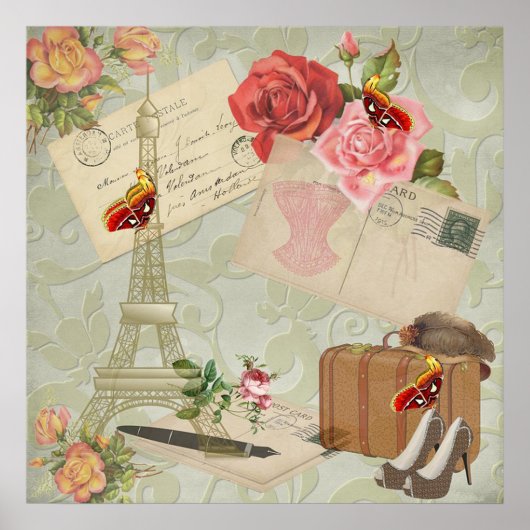  Parijs Poster (Voorkant)