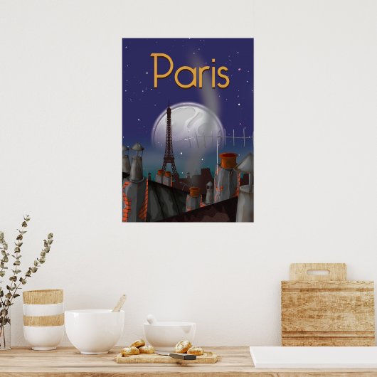 Parijs Poster (Keuken)
